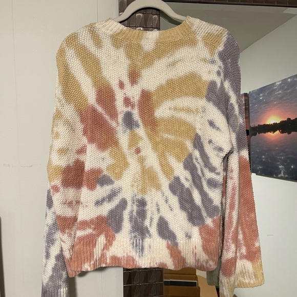 NWT! Madewell Tie Dye Sweater, Size M - Picture 8 of 9